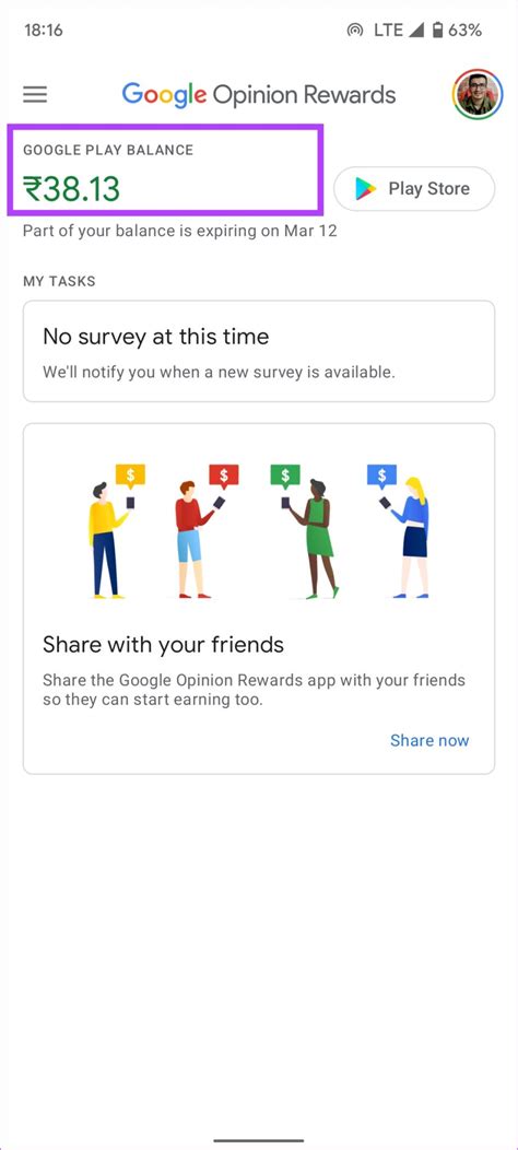 how to use Google rewards credits